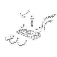 OEM Chevrolet Silverado 1500 Tank Pressure Sensor Diagram - 12247409