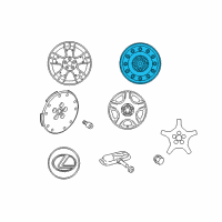 OEM Wheel, Disc Diagram - 42611-24430