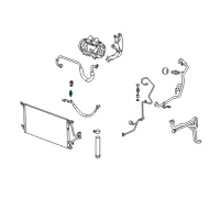 OEM Buick Terraza Valve, A/C Compressor Pressure Relief Diagram - 10337355