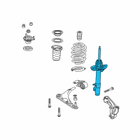 OEM Shock Absorber Unit, Right Front Diagram - 51611-TG7-A01