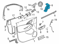 OEM Buick Envision Adjuster Switch Diagram - 22926446
