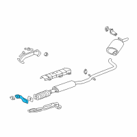 OEM Buick Park Avenue Exhaust Manifold Pipe Assembly Diagram - 10371540