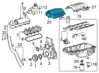 OEM GMC Savana 2500 Intake Manifold Diagram - 12677612