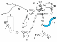 OEM Chevrolet Trailblazer Water Inlet Hose Diagram - 42747420