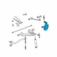 OEM GMC Sierra 2500 Steering Knuckle Assembly (Include. O-Ring) Diagram - 18060532