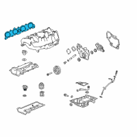 OEM Chevrolet Cobalt Manifold Gasket Diagram - 12589366