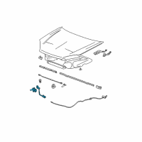 OEM Chevrolet Monte Carlo Latch Diagram - 20763655