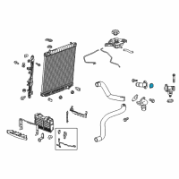 OEM Cadillac CT6 Outlet Pipe Seal Diagram - 12649985