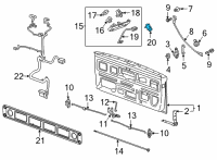 OEM Chevrolet Lock Cylinder Diagram - 13536169