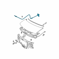 OEM Chevrolet Express 2500 Release Cable Diagram - 15751510