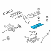 OEM Buick Valve Cover Gasket Diagram - 12605173