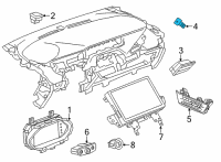OEM Chevrolet Bolt EV Hazard Switch Diagram - 42693011