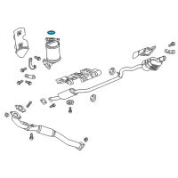 OEM Buick LaCrosse Catalytic Converter Seal Diagram - 12658150