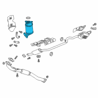OEM Buick LaCrosse Catalytic Converter Diagram - 12676948