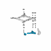 OEM Buick Lucerne Lower Control Arm Diagram - 15939599
