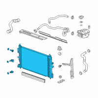 OEM Buick Radiator Assembly Diagram - 13393984