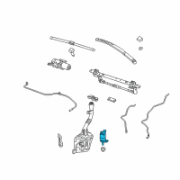OEM Chevrolet Equinox Washer Pump Diagram - 84134930