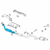 OEM Pontiac Grand Prix 3Way Catalytic Convertor Assembly (W/ Exhaust Manifold P Diagram - 12563201