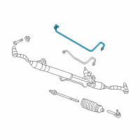 OEM Chevrolet Trailblazer Pipe Kit, Steering Gear Diagram - 26100271