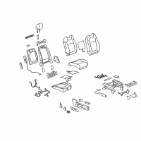OEM Buick Adjust Knob Diagram - 15889524