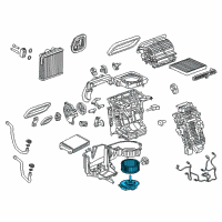 OEM GMC Acadia Blower Motor Diagram - 84567419