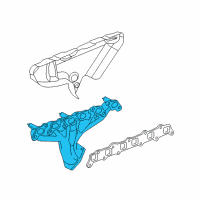 OEM Buick Rainier Manifold Diagram - 12587310