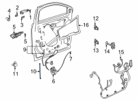 OEM Chevrolet Trailblazer Control Rod Diagram - 42737675