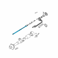 OEM GMC Safari Steering Column-Lower Shaft Diagram - 26024520
