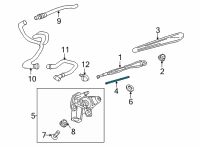 OEM Chevrolet Trailblazer Rear Blade Diagram - 42709516