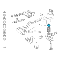 OEM Chevrolet C1500 Suburban Insulator-Front Spring *Blue Diagram - 15737908