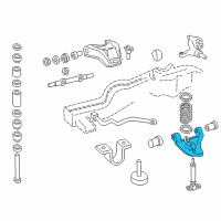 OEM GMC S15 Front Lower Control Arm Kit (Lh) Diagram - 12546749