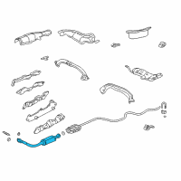 OEM Oldsmobile Cutlass 3Way Catalytic Convertor Assembly (W/ Exhaust Manifold P Diagram - 24507564