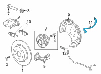OEM Chevrolet Trailblazer Brake Hose Diagram - 60002337