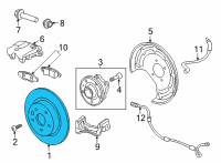 OEM Chevrolet Trailblazer Rotor Diagram - 13507431