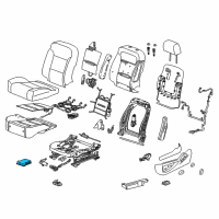 OEM Buick LaCrosse Module Asm, Driver Seat Adjuster Memory (Hardware) Diagram - 23338340