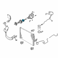 OEM Chevrolet Lumina Clutch Coil Assembly Diagram - 89019185