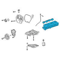 OEM Chevrolet Blazer Intake Manifold Diagram - 55515837