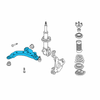 OEM Buick Century Front Lower Control Arm Assembly Diagram - 10328905