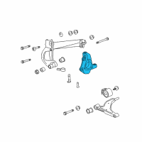 OEM Buick Regal Knuckle, Steering (W/ Hub) (Repair) Diagram - 22812745