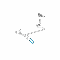 OEM GMC Sonoma Bolt U-Rear Stabilizer Shaft Insulator Cla Diagram - 15152683