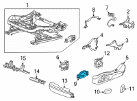 OEM Buick Envision Seat Switch Diagram - 84751530