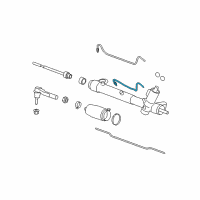 OEM Saturn Aura Pipe Kit, Steering Gear Diagram - 15944341