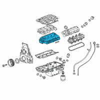 OEM Chevrolet Camaro Intake Manifold Diagram - 12629466