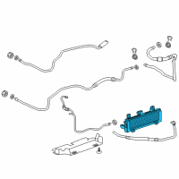 OEM Chevrolet Transmission Cooler Diagram - 84173163