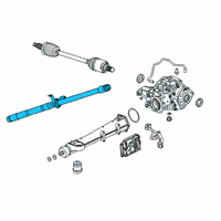 OEM Buick Envision Propeller Shaft Assembly Diagram - 84305159