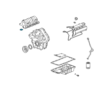 OEM Buick Lucerne Intake Manifold Seal Diagram - 12588809