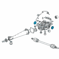 OEM Buick Envision Axle Seal Diagram - 84524341