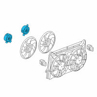 OEM GMC Fan Motor Diagram - 15780795