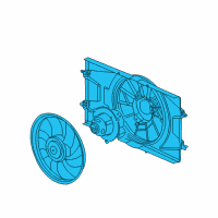 OEM Saturn Ion Fan Assembly Diagram - 15860809