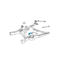 OEM Chevrolet Astro Bracket-Engine Mount Diagram - 15708673